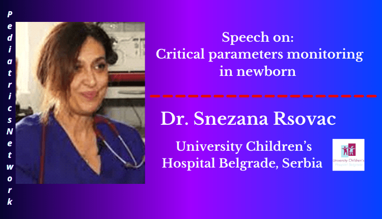 Dr. Snezana Rsovac | Speaker | Pediatrics Network 2023