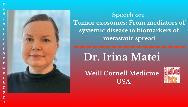 Dr. Irina Matei | Speaker | Pediatrics Network 2023