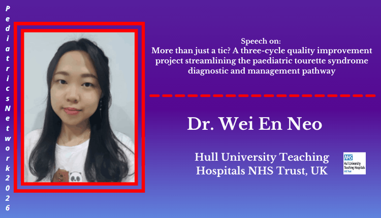 Dr. Wei En Neo | Speaker | Pediatrics Network 2026